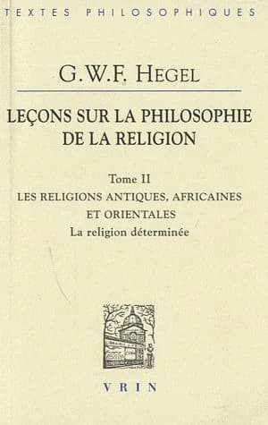 La religion déterminée : les religions antiques, africaines et orientales