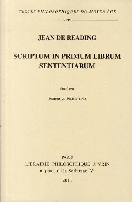 Scriptum in primum librum Sententiarum. [Prologus]. [Quaestiones 1-5]