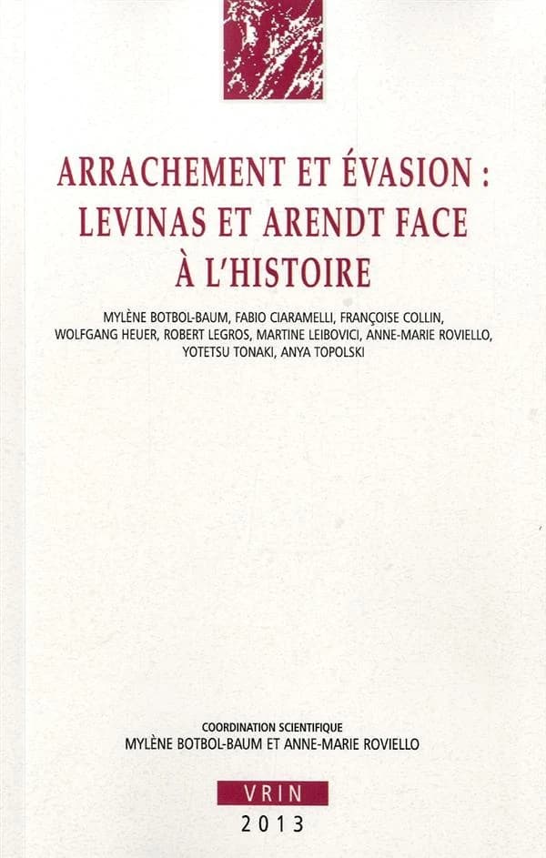 Arrachement et évasion : Levinas et Arendt face à l'histoire