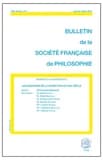 Bulletin de la Société française de philosophie : les questions de la vivisection au XVIIIe siècle