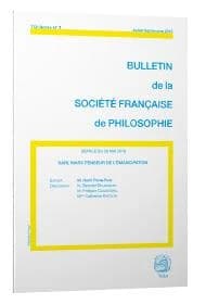Bulletin de la Société française de philosophie n.2018