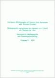 Bibliographie européenne des travaux sur l'URSS et l'Europe de l'Est