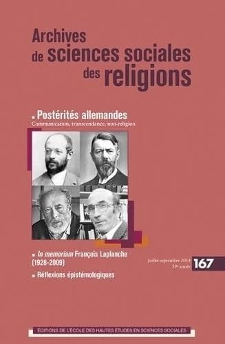 Archives de sciences sociales des religions n.167