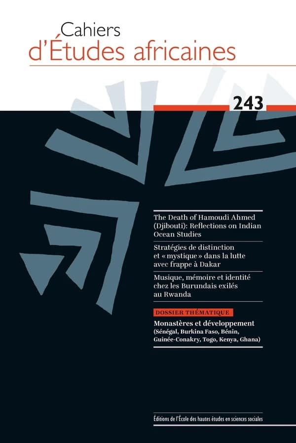 Cahiers d'Études Africaines, N° 243