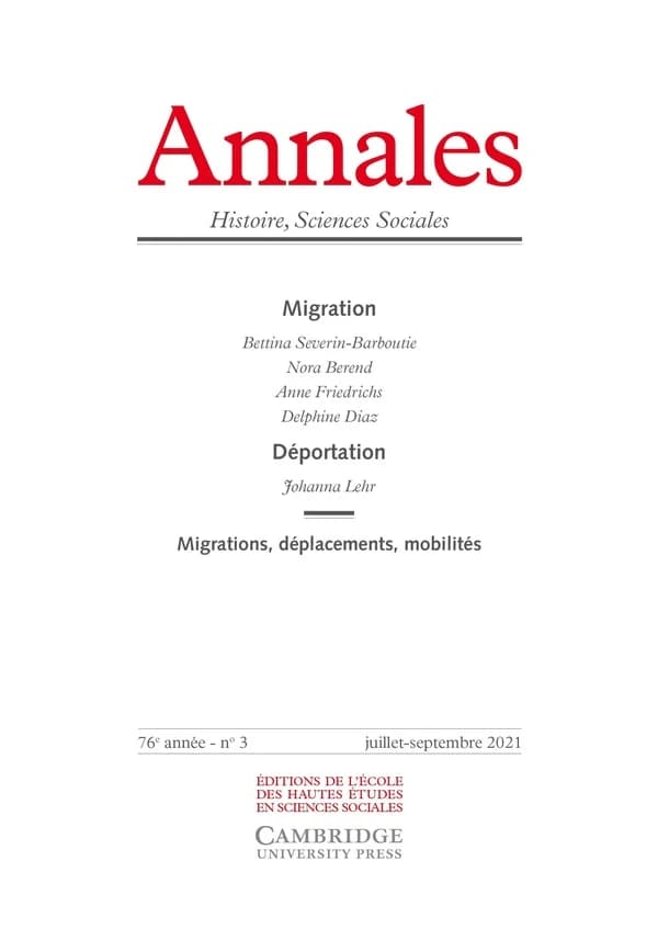 Revue Annales n.3 (édition 2021)