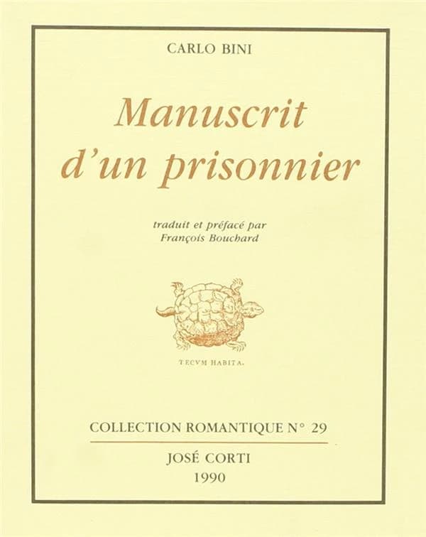Manuscrit d'un prisonnier