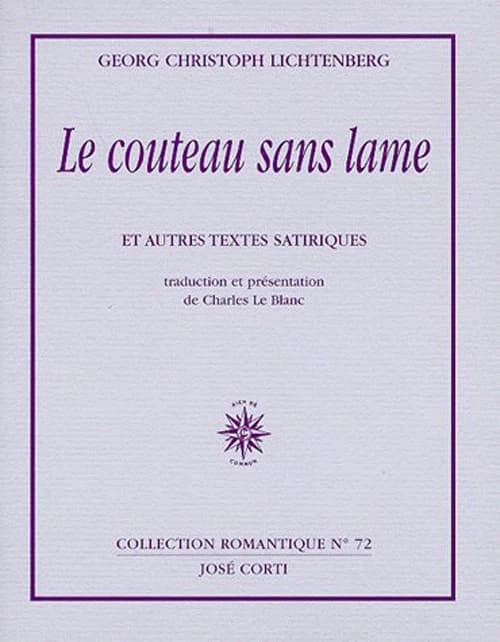 Le couteau sans lame : et autres textes satiriques