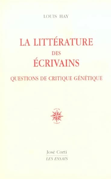La littérature des écrivains : question de critique génétique