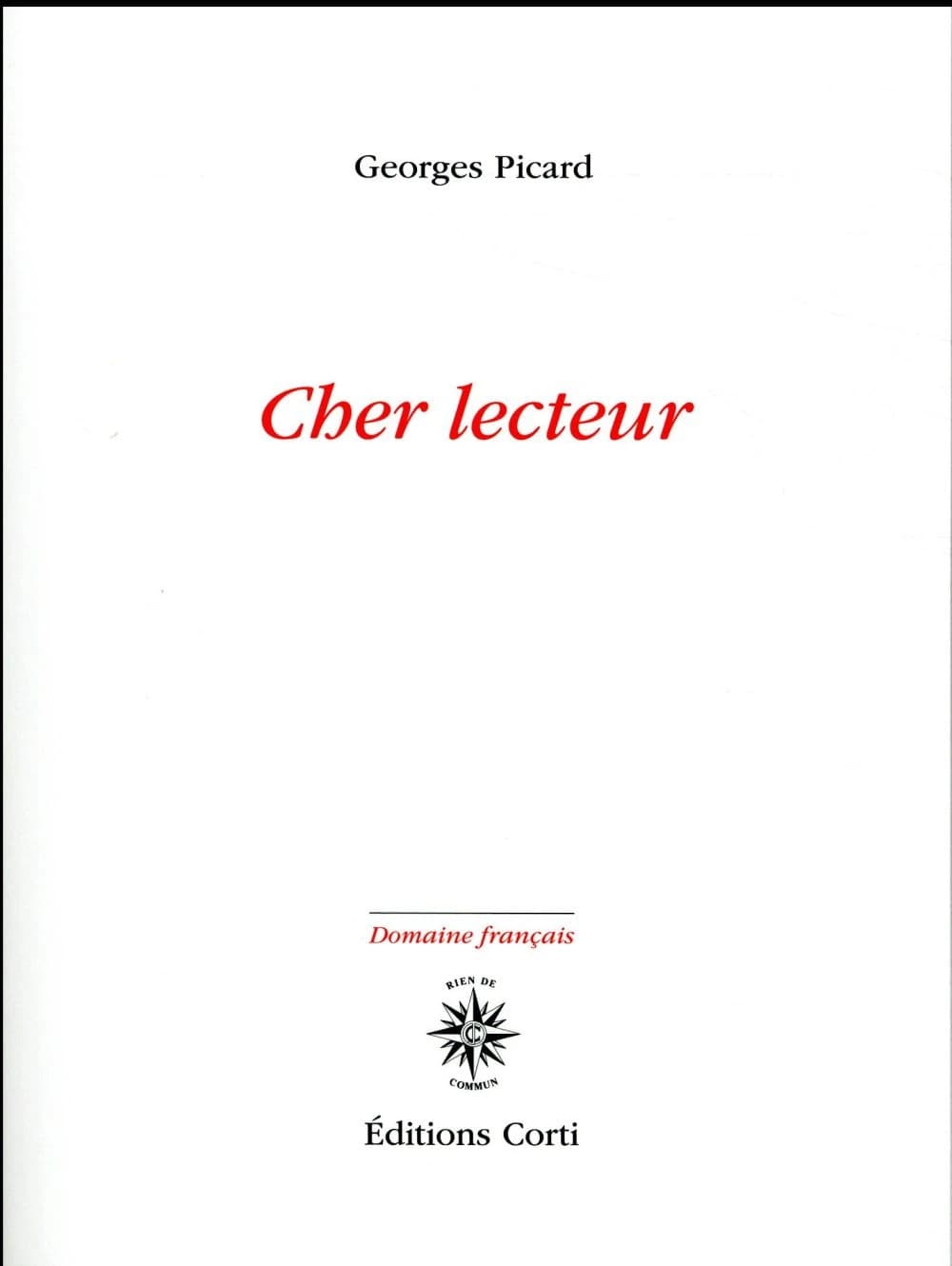 Cher lecteur