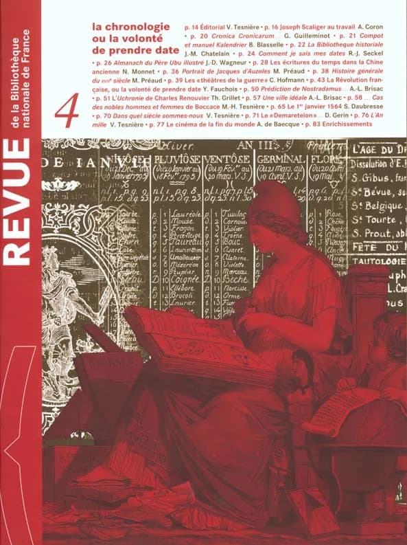Revue de la Bibliothèque Nationale de France n.4 : la chronologie