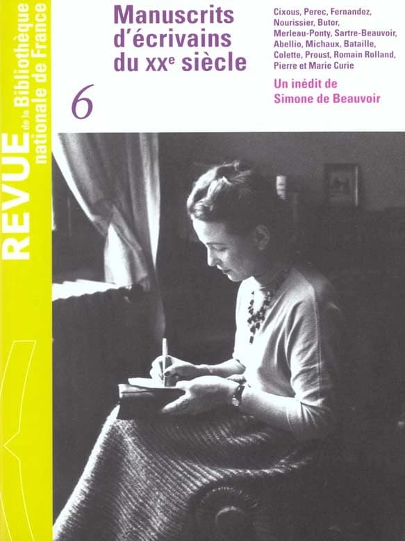 Manuscrits d'écrivains du XXe siècle