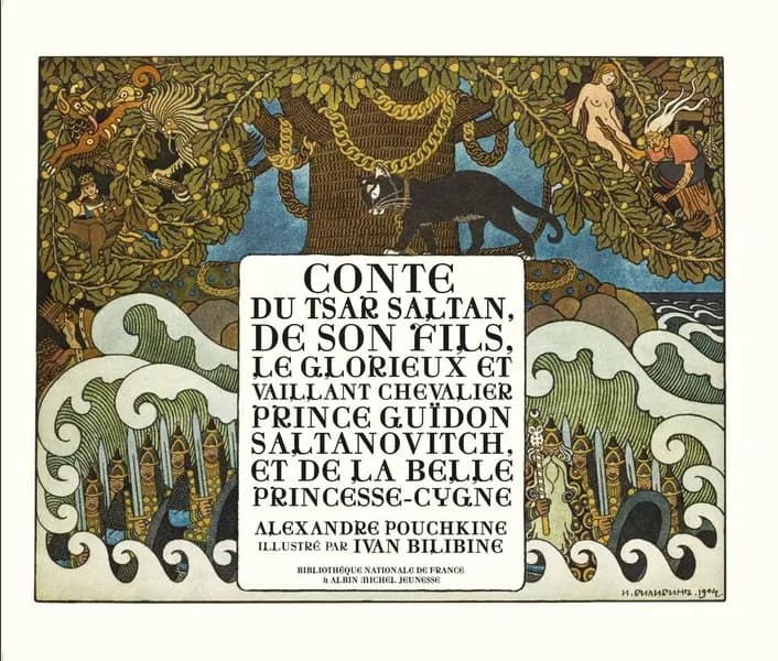 Conte du Tsar Saltan : De son fils le glorieux et vaillant chevalier Prince Guïdon Saltanovitch, et de la belle Princesse-Cygne