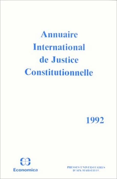Annuaire international de justice constitutionnelle. VIII, 1992