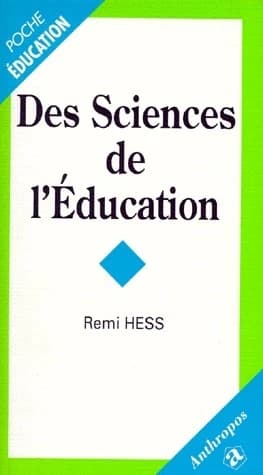 Des sciences de l'éducation