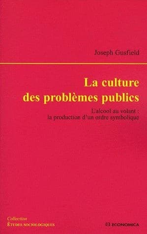 La culture des problèmes publics : l'alcool au volant : la production d'un ordre symbolique