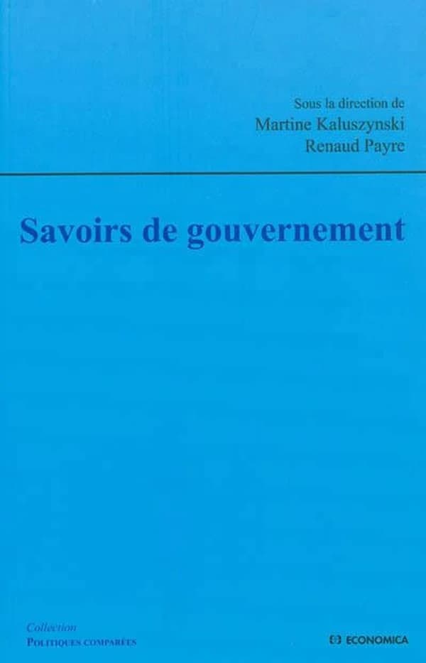 Savoirs de gouvernement : circulation, traduction, réception