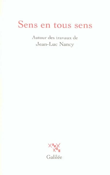 Sens en tous sens : autour des travaux de Jean-Luc Nancy