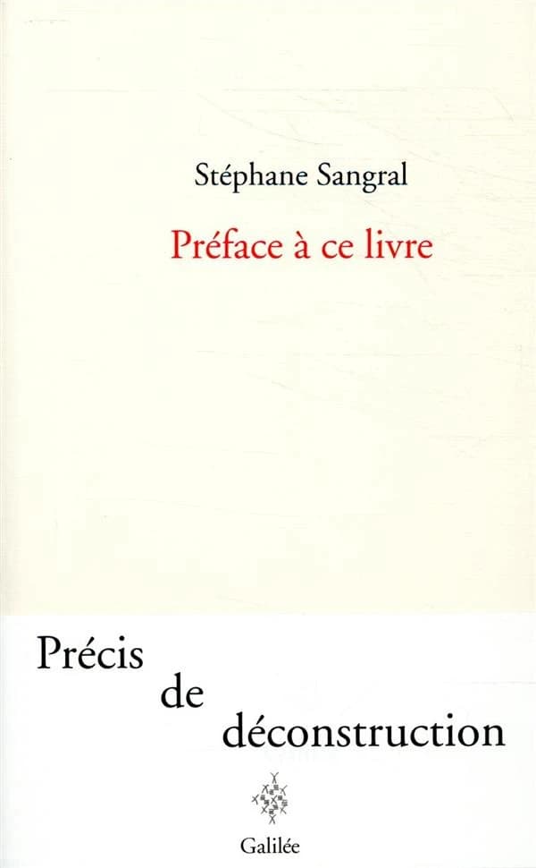 Préface à ce livre
