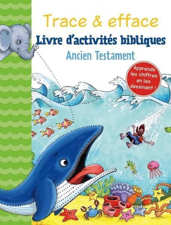 Trace & efface ; Ancien Testament ; livre d'activités bibliques