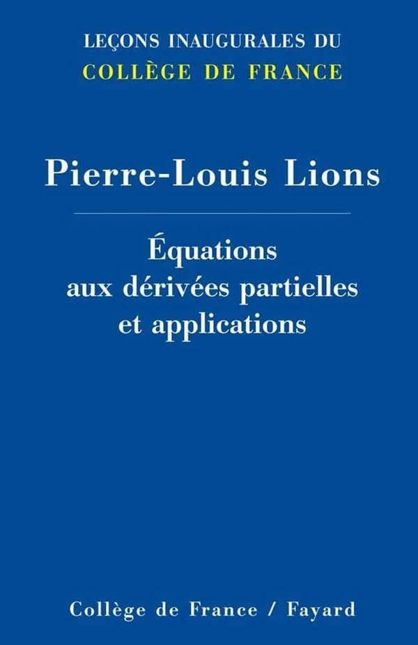 Équations aux dérivées partielles et applications