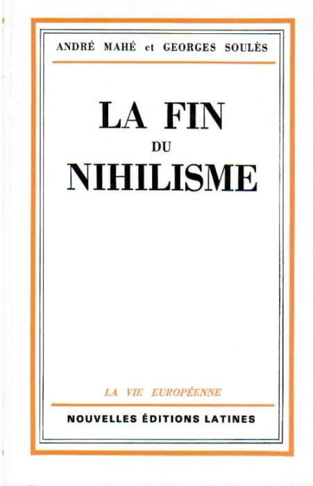 La fin du nihilisme