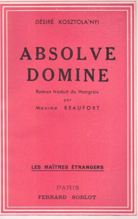 ahsolve domine
