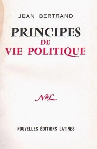Principes de vie politique