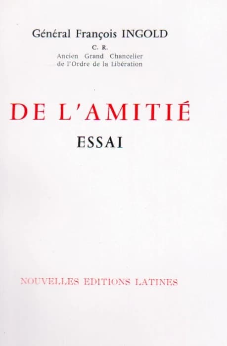 De l'amitié