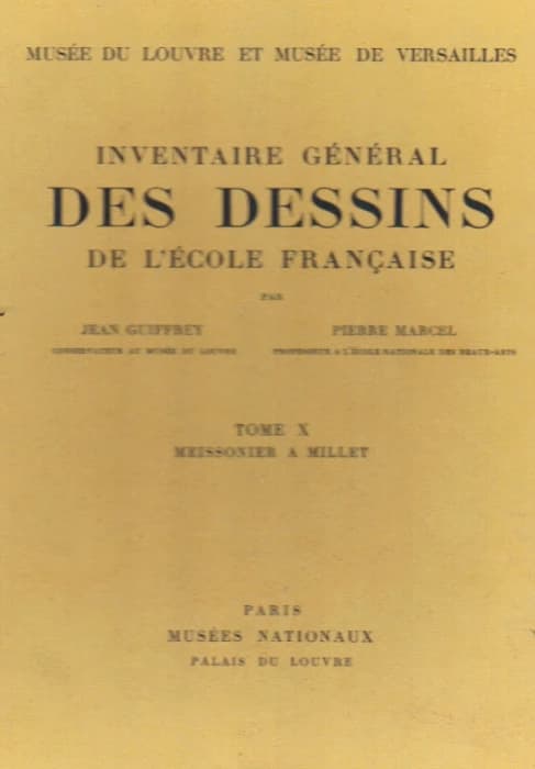 Inventaire général des dessins de l'école française Tome 10