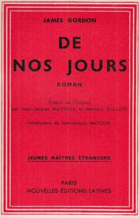 De nos jours