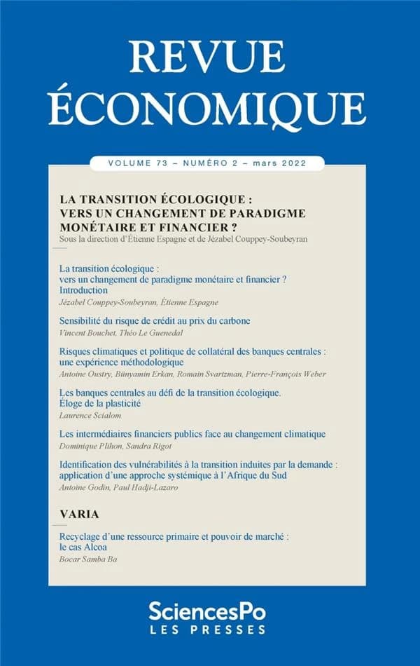 Revue économique n.73