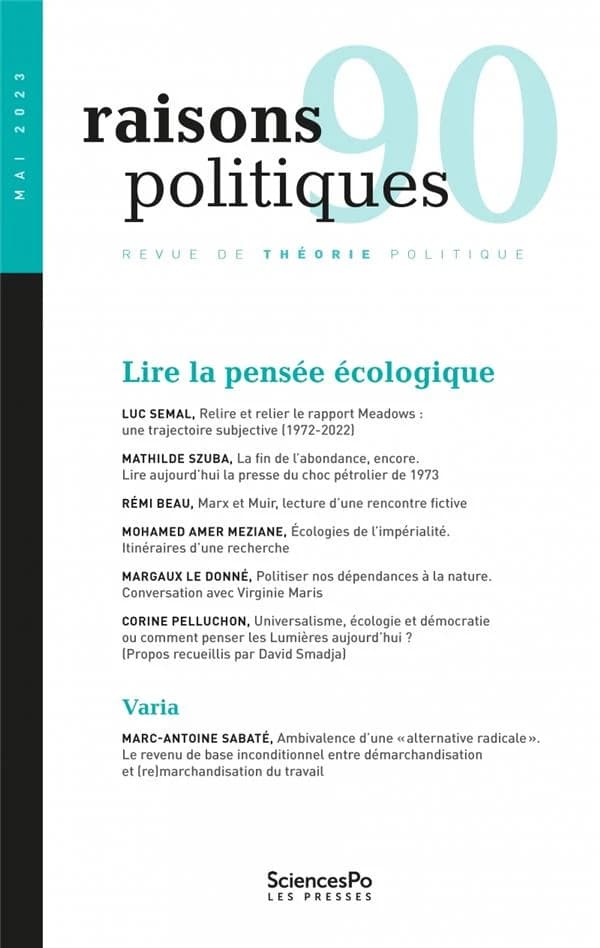 Lire la pensée écologique