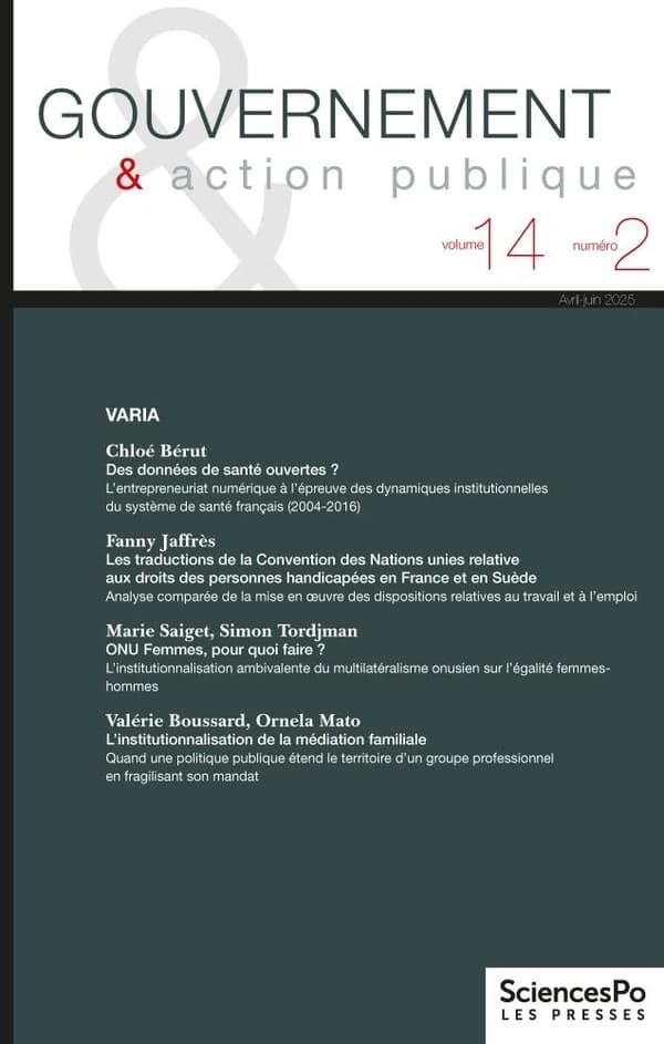 Revue gouvernement et action publique n.14