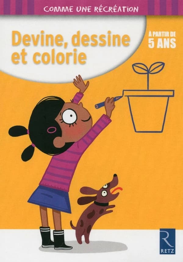 Comme une récréation : devine, dessine et colorie : [Album à colorier]