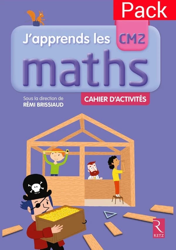 J'apprends les maths : CM2 ; cahiers d'ativités ; pack de 6 (édition 2017)