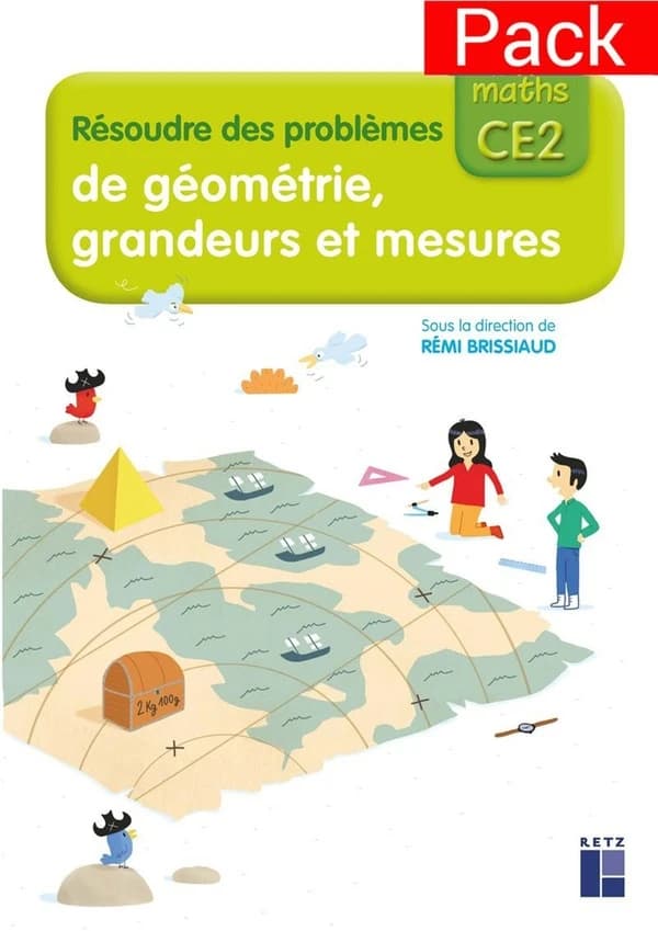J'apprends les maths avec Picbille : cahier résoudre des problèmes de géométrie, grandeurs et mesures ; CE2 ; pack de 10