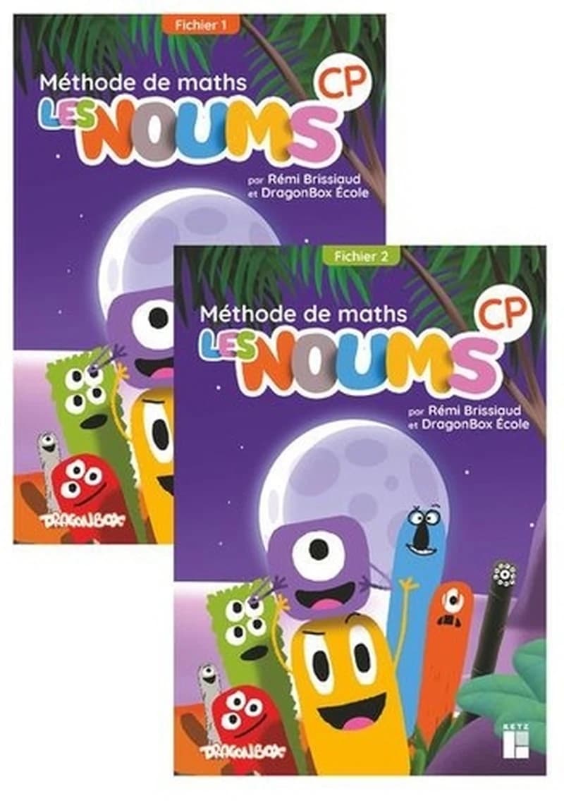 Les Noums, méthode de maths : CP ; fichier de l'élève en 2 volumes (édition 2020)