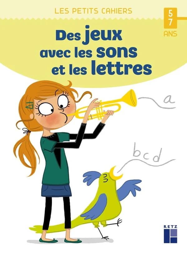 Des jeux avec les sons et les lettres : 5-7 ans ([2e] éd.) Magdalena Guirao-Jullien ; illustrations de Lucile Ahrweiller