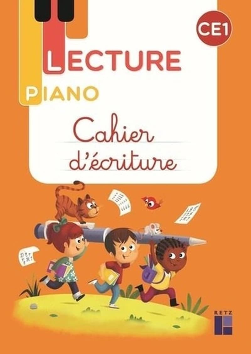 Lecture piano : CE1 ; cahier d'écriture (édition 2021)