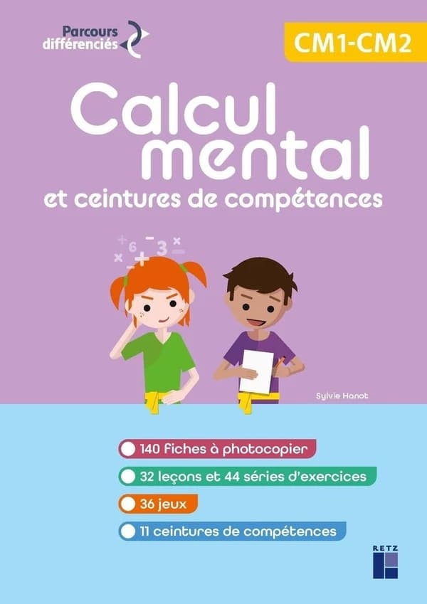 Calcul mental et ceintures de compétences ; CM1-CM2 (édition 2024)