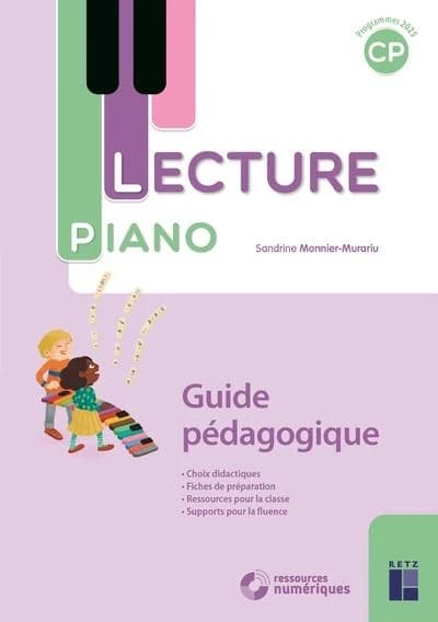 Lecture piano : CP ; Guide pédagogique (édition 2025)