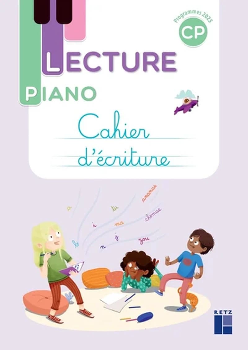 Lecture piano : CP ; Cahier d'écriture (édition 2025)