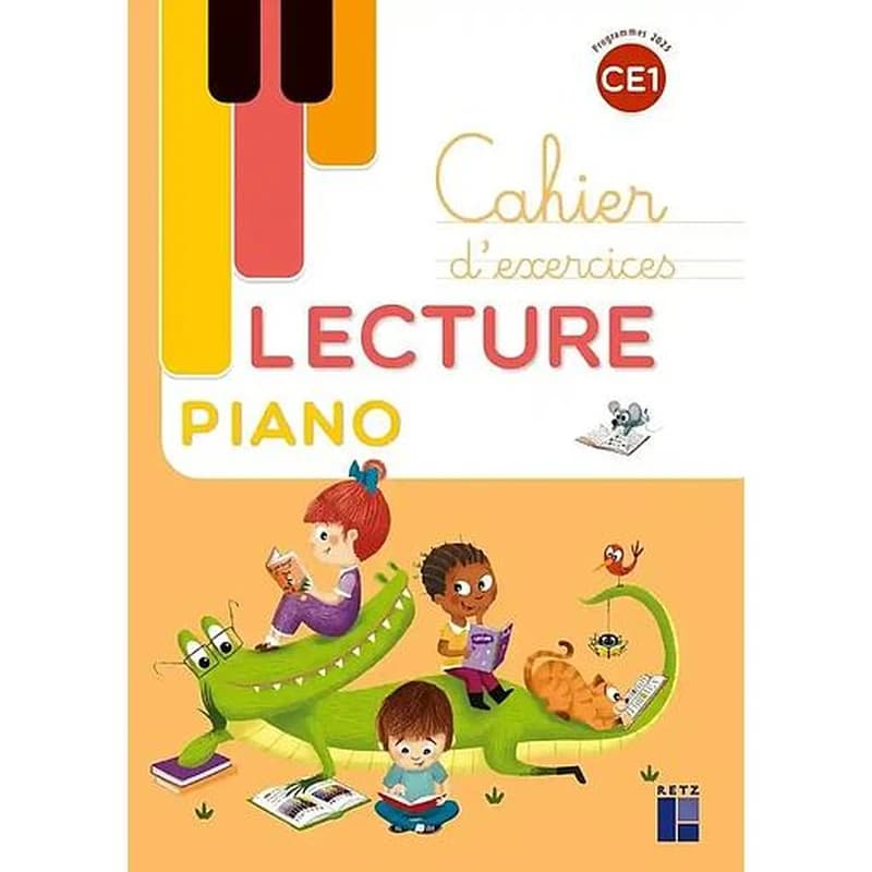 Lecture piano : CE1 ; Cahier d'exercices (édition 2026)