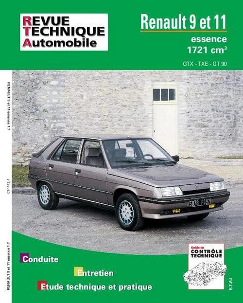 Renault 9 et 11 GTX-TXE-GT 90 : moteurs essence 1721 cm³ jusqu'à fin de fabrication ([4e éd.])