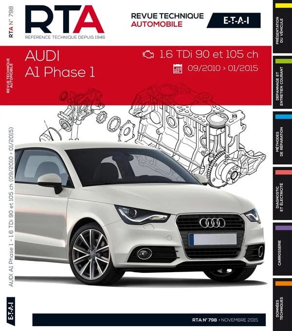 Revue technique automobile n.798 : Audi A1 (09
