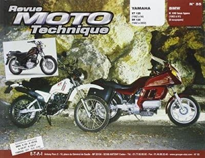 REVUE MOTO TECHNIQUE NUMERO 55 : YAMAHA 125 XT-SR ET BMW K100 TOUS TYPES