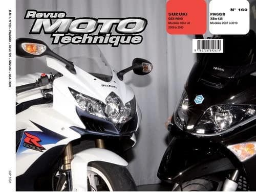 Rmt 160 piaggio xevo125 07a10+suzu gsx-r 600 08a10