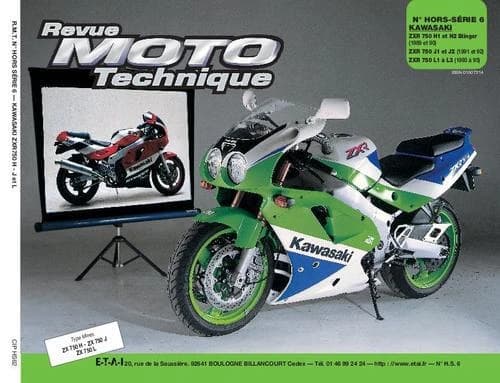 REVUE MOTO TECHNIQUE HORS-SERIE NUMERO 6 : KAWASAKI 750 STINGER (89