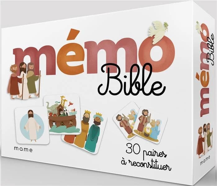 Mémo Bible : 30 paires à resconstituer : [Jeu memory]