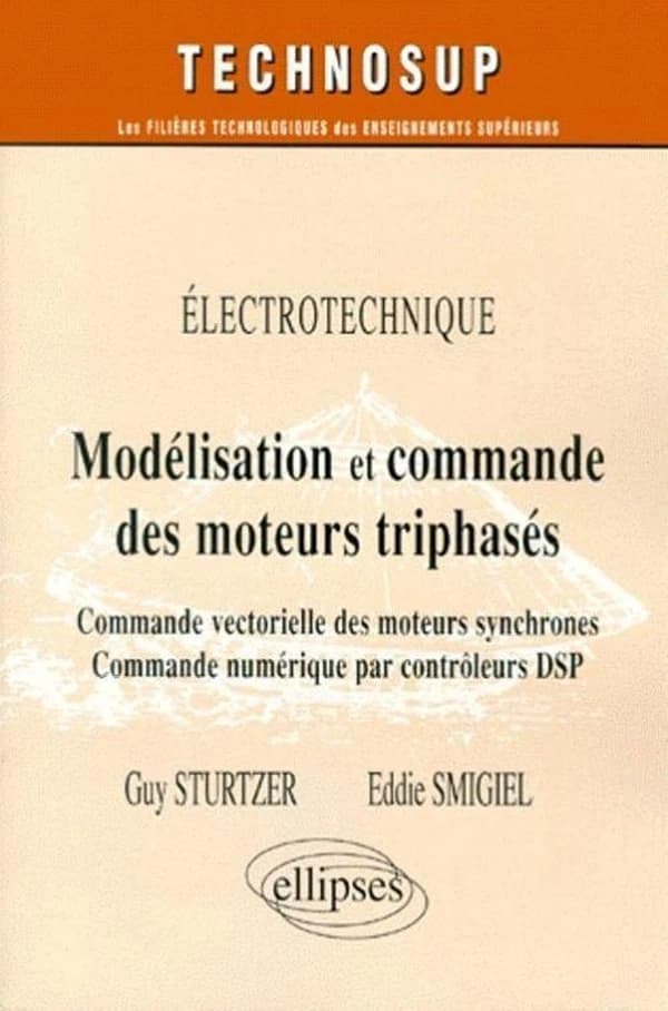 Modélisation et commande des moteurs triphasés : commande vectorielle des moteurs synchrones, commande numérique par contrôleurs DSP